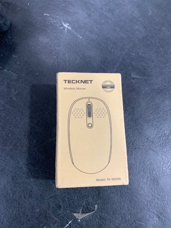 Photo 1 of TECKNET Wireless Mouse, 2.4G Quiet Computer Mouse with USB Receiver, 4 Buttons Portable Cordless Mice for Chromebook, Laptop, PC, Mac, 800/1200/1600 DPI - Pink