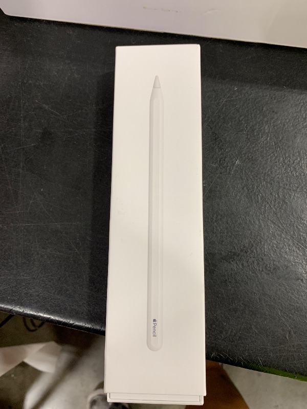 Photo 1 of Apple Pencil (2nd Generation): Device Compatibility Check Required - Pixel-Perfect Precision, Perfect for Note-Taking, Drawing, and Signing documents. Attaches, Charges, and Pairs magnetically.