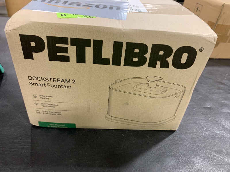 Photo 1 of PETLIBRO Upgrade Cat Water Fountain, Dockstream 2 Smart App Monitoring Pet Water Fountain for Cats Indoor, 3L/101oz Cat Fountain Stainless Steel Tray for Drinking, 5G WiFi Auto Cat Water Dispenser Dog
