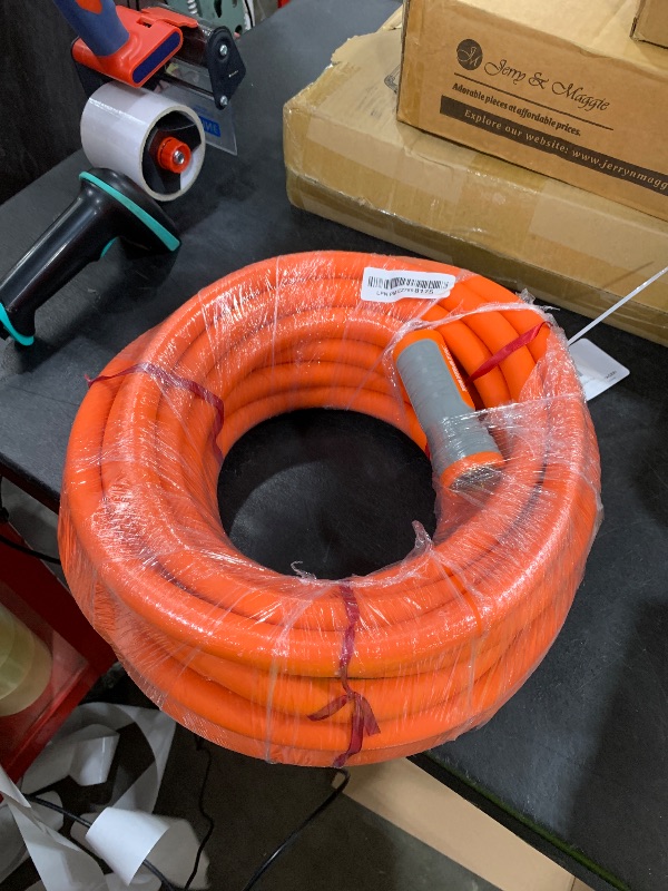 Photo 1 of YAMATIC Garden Hose 5/8 in x 40 ft, Ergonomic Swivel Fittings, Burst 600 PSI,Heavy Duty, Flexible and Lightweight Water Hose
