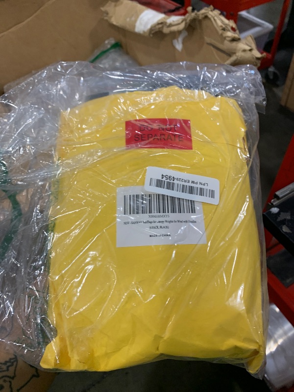 Photo 1 of 4/6/8 Pack SANWAY 120 LBS Sand Bags for Canopy Weights Bag Windproof-Portable and Durable to Secure Tents, Canopies, and Umbrellas?NO Sand