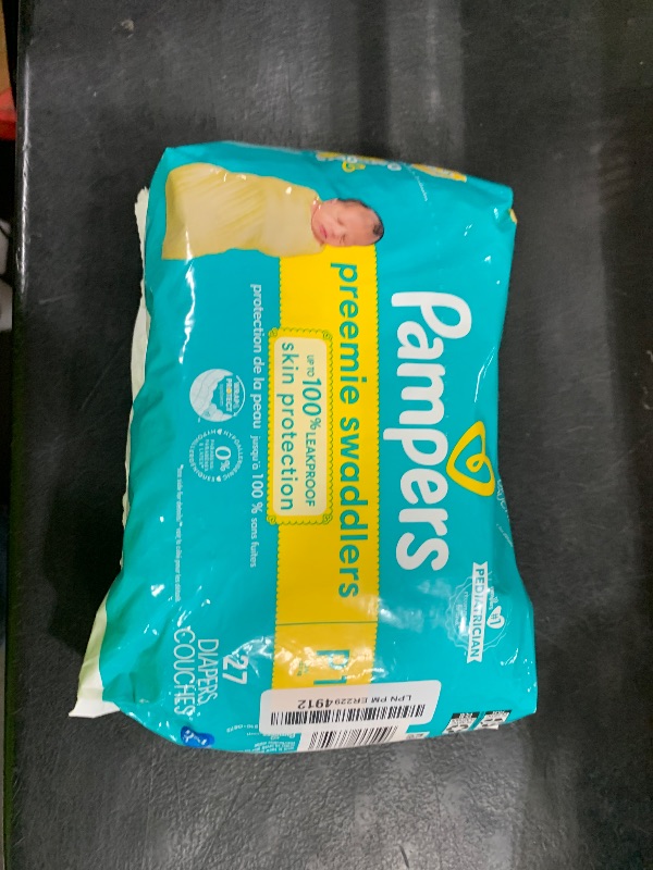 Photo 1 of Pampers Baby Diapers - Swaddlers - Size 1, 32 Count, Ultra Absorbent Disposable Infant Diaper