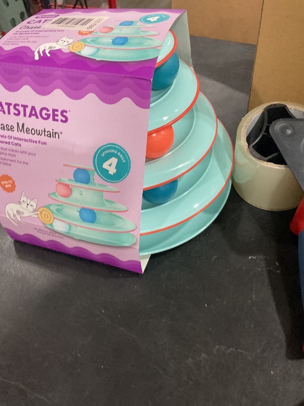 Photo 1 of Catstages Chase Meowtain Interactive 4-Tier Cat Track Toy