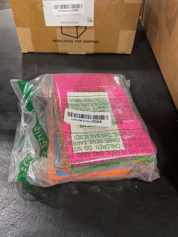 Photo 1 of Paper Junkie 112 Pack Bright Neon Colored Envelopes with Self-Adhesive, Bulk Set for 4x6 Invitations, Greeting Cards, Birthday, Baby Shower (A6 Cards and Envelopes)