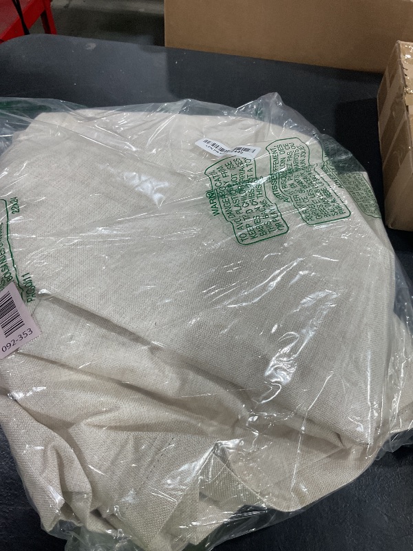 Photo 1 of 100% Blackout Shield Linen Blackout Curtains for Bedroom 84 Inches Long, Back Tab/Rod Pocket Living Room Drapes, Thermal Insulated Blackout Curtains 2 Panels Set, 50" W x 84" L, Cream