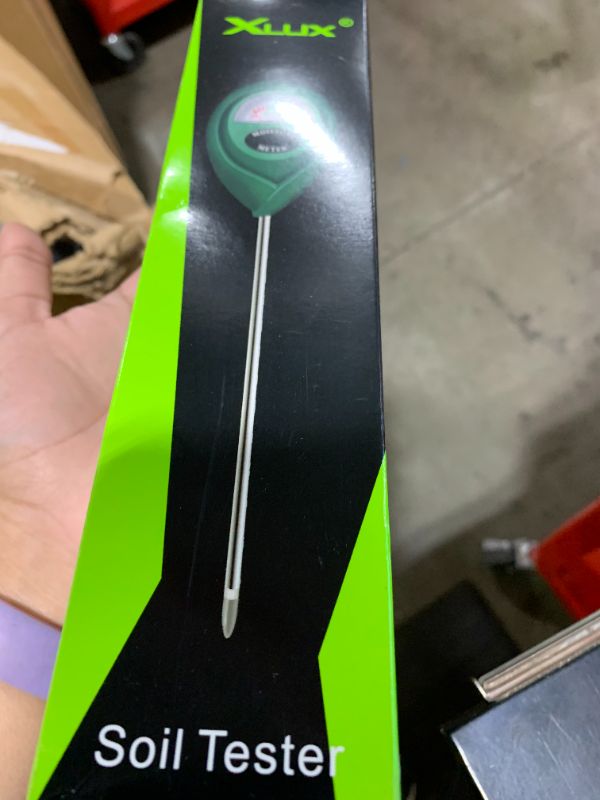 Photo 1 of XLUX Soil Moisture Meter, Plant Water Monitor, Hygrometer Sensor for Gardening, Farming, Indoor and Outdoor Plants, No Batteries Required
