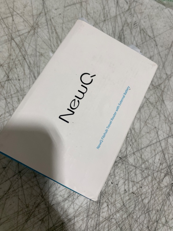 Photo 1 of NewQ Filehub AC750 Travel Router: Portable Hard Drive SD Card Reader & Mini WiFi Range Extender for Travel | Wireless Access External Harddrive & USB Storage Device to Backup Photo & Files from iPhone