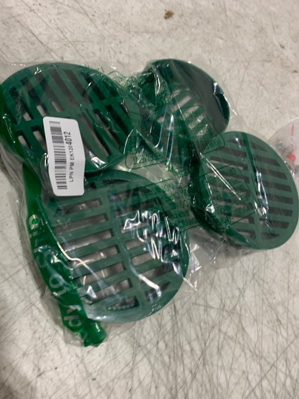 Photo 1 of 4" Outdoor Round Flat Drain Grate Cover (4, Green)