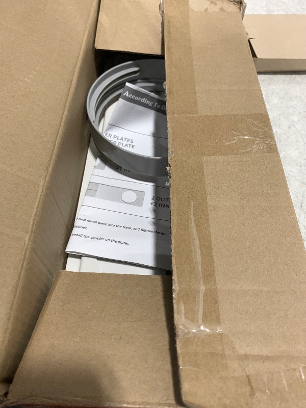Photo 1 of Portable AC Window Vent Kit - Complete Air Conditioner Window Kit, Adjustable PVC Window Seal Kit Panels Up to 60 Inches, for Universal Thread AC Exhaust Hose of 5.1" and 5.9" Diameter