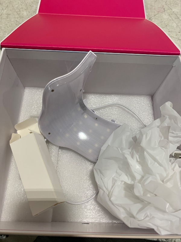Photo 1 of Yahi Led Face Mask Light Therapy, white 5