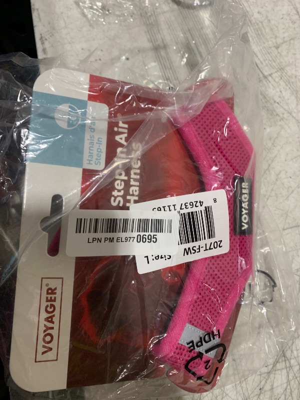 Photo 1 of Best Pet Supplies Voyager Step-in Air Dog Harness - All Weather Mesh, Reflective, No Pull Harness for Small, Medium Dogs, Cats - Secure with Hook & Loop Fastener, Buckle, Double D-Rings - Fuchsia, L