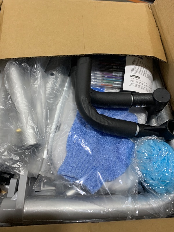 Photo 1 of PARTS ONLY -------------------------------------------------------------------------------------Swive Shower Chair with Arms and Back Heavy Duty 500 lbs for Seniors Elderly Disabled or Bariatric Adults Bench Seat for Inside Shower Stall and Bathroom Bath 