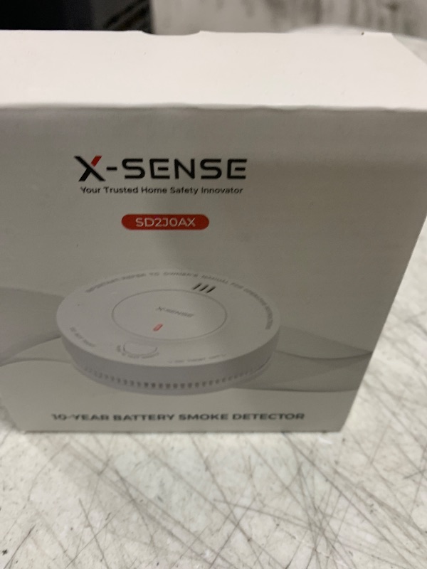X-Sense Alarm, 10-Year Battery Fire Alarm Smoke Detector with LED ...