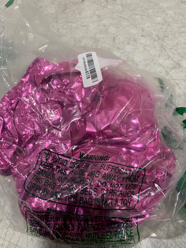 Photo 1 of 3 Balloon - Pink Birthday Number Balloons, 40 Inch Large Foil Balloons for Men Women Boys Girls Pink Themed Birthday Decorations