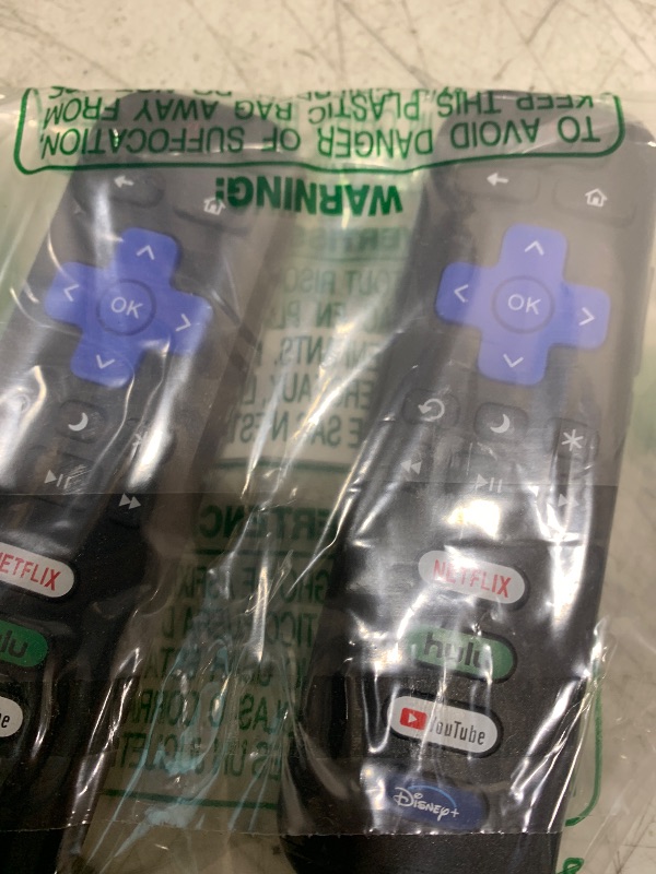 Photo 1 of ?Pack of 2? Replacement Remote Control for All Roku TV, Compatible with TCL Roku, Hisense Roku, Onn Roku Smart TVs 2-Year Warranty, for Roku TV Remote (Not for Roku Stick or Roku Player)