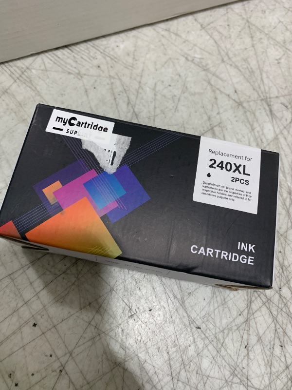 Photo 1 of 240XL Black Ink Cartridge Replacement for Canon 240xl 240 PG-240 XL PG240XL for Canon MG3620 Ink Cartridges PIXMA MG3600 MG3520 MG3222 TS5120 TS5100 MX472 Printer 240XL Black