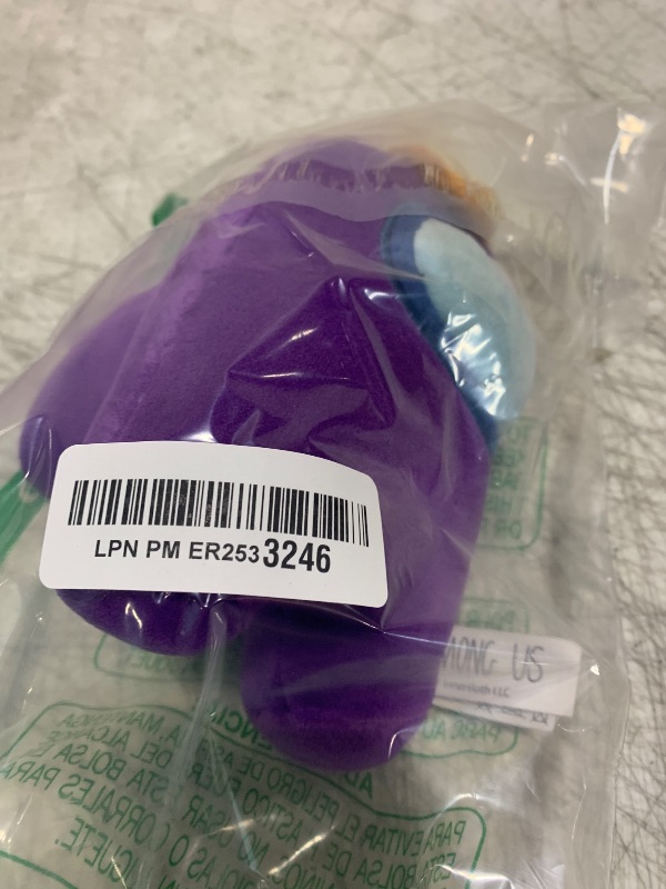 Photo 1 of Just Toys Among US 6? Plush – Purple with Pizza Slice | Officially Licensed Crewmate Toy | Soft & Collectible Gaming Plushie