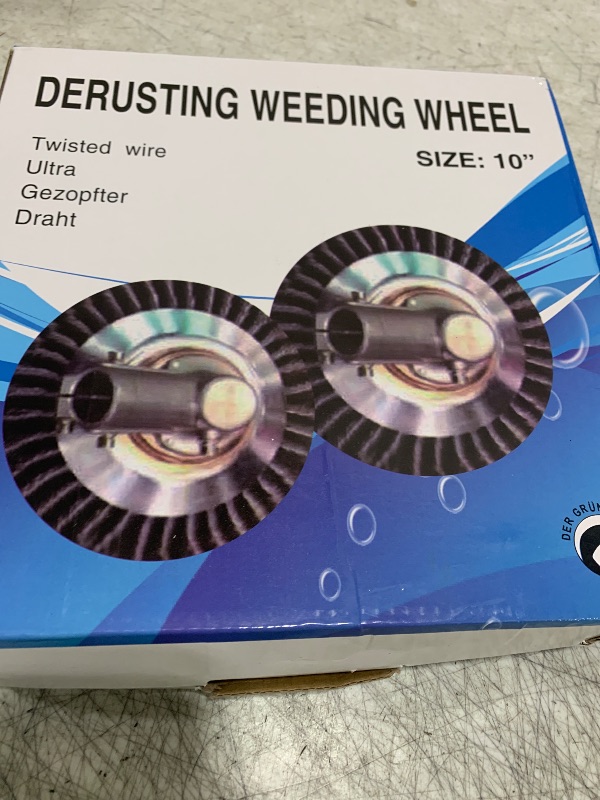 Photo 1 of Cokacot 10 Inch Steel Wire Trimmer Head, Unbreakable Wired Trimmer Blade Yard Patio Wire Weed Eater Head Trimmer Head Replacement with 2 Pack of Adapters kit for Weed Wacker