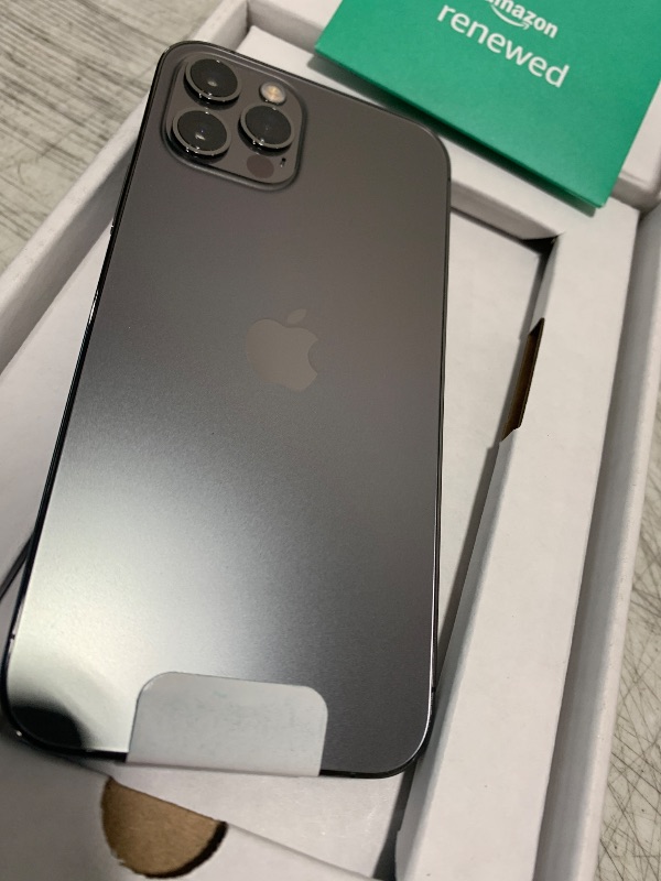 Photo 1 of Apple iPhone 12 Pro, 128GB, Graphite - Unlocked (Renewed Premium)