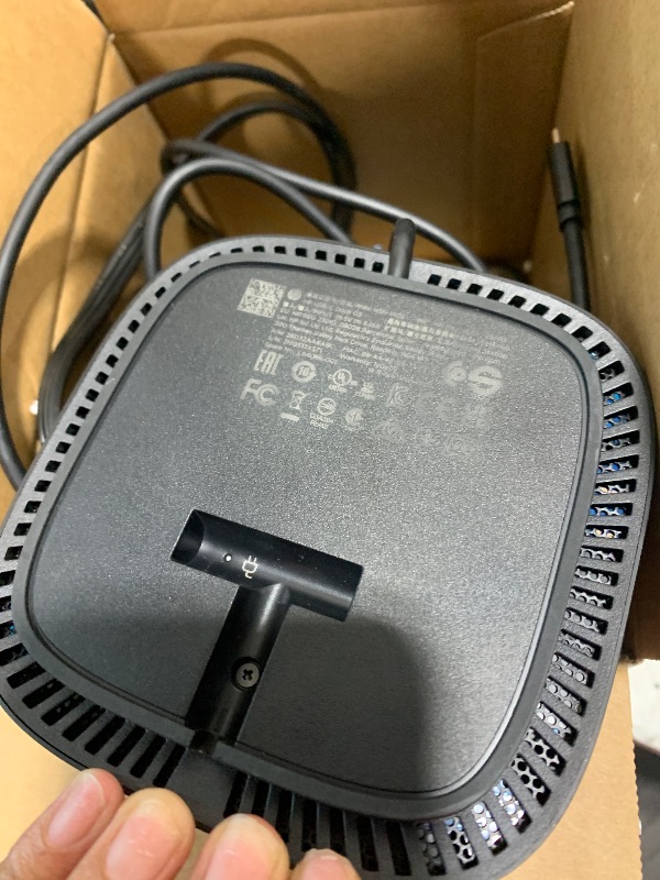 Photo 1 of HP USB-C Dock G5-11-in-1 Adapter for Both USB-C and Thunderbolt-Enabled Laptops, PCs, & Notebooks - Single Cable for Charging, Networking, or Data Transfers - Great for Secure & Remote Management