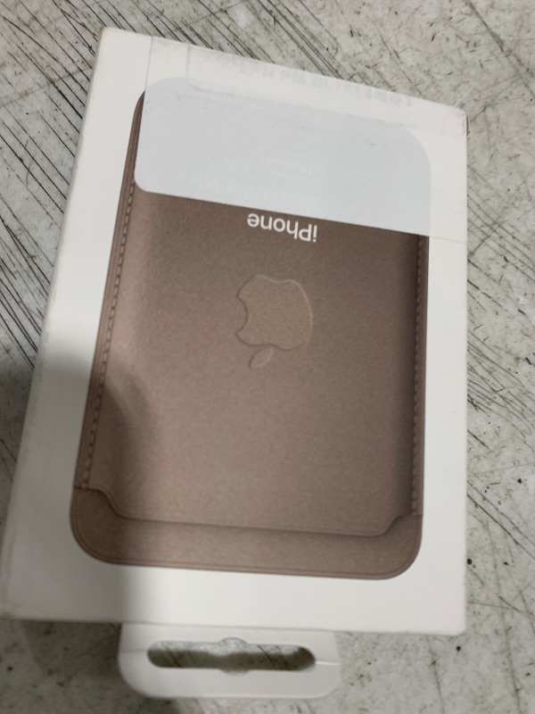 Photo 1 of Apple iPhone FineWoven Wallet with MagSafe - Taupe