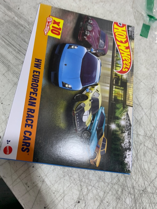 Photo 1 of Hot Wheels Toy Cars, 10-Pack of Race Cars, Includes 1:64 Scale Corvette, Lamborghini, McLaren Originals