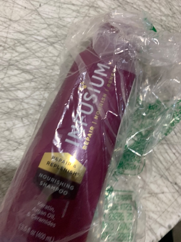 Photo 1 of Infusium Moisturize and Replenish Shampoo - Infused with Avocado and Olive Oil - Hair Care for Dry Hair - Moisturizing Shampoo for Women - 13.5 oz