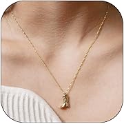 Photo 1 of Western Jewelry for Women Cowboy Boot Charm Necklace Cowgirl Accessories Country Concert Outfits for Women Western Boho Jewelry Gifts
