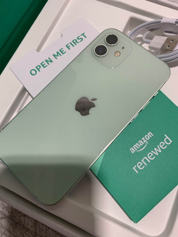 Photo 1 of Apple iPhone 12, 128GB, Green - Unlocked (Renewed Premium)