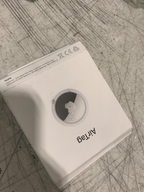 Photo 1 of Apple AirTag. Keep Track of and find Your Keys, Wallet, Luggage, Backpack, and More. Simple one-tap Set up with iPhone or iPad