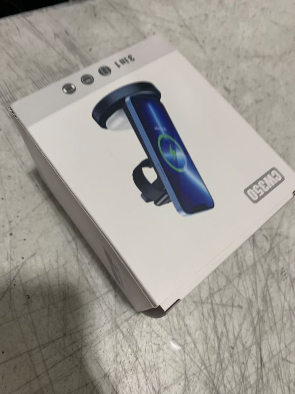 Photo 1 of 3 in 1 Charging Station for iPhone, Wireless Charger for iPhone 16e 16 15 14 13 12 11 X Pro Max & Apple Watch - Wireless Charging Station for AirPods 4 3 Pro