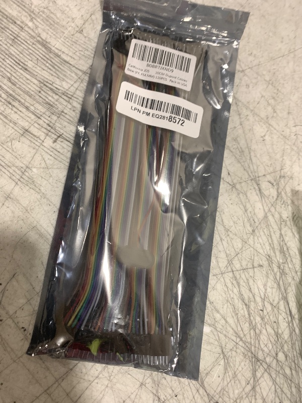 Photo 1 of 120pcs Multicolored Dupont Wire 40pin M/F, 40pin M/M, 40pin F/F Breadboard Jumper Ribbon Cables Kit Compatible with Arduino Projects(20cm/8inch)