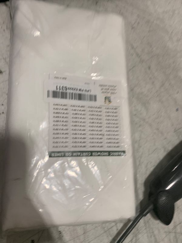 Photo 1 of N&Y HOME Fabric Shower Curtain Liner Longer Stall Size 54 x 75 inches, Hotel Quality, Washable, White Bathroom Curtains with Grommets, 54x75
