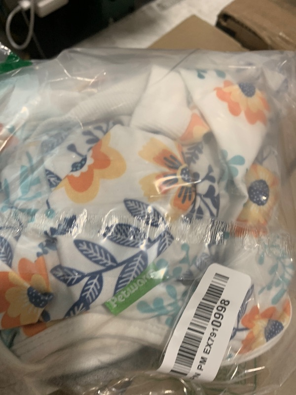 Photo 1 of PetWarm Dog Surgery Recovery Suit Male Neuter, Onesies for Dogs, Surgery Suit for Dogs Professional Dog Abdominal Wounds Bandages Female Male, Flower Pattern, Orange, XL