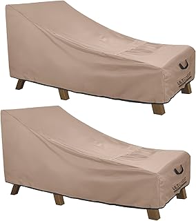 Photo 1 of Waterproof Patio Lounge Chair Cover Heavy Duty Outdoor Chaise Lounge Covers 2