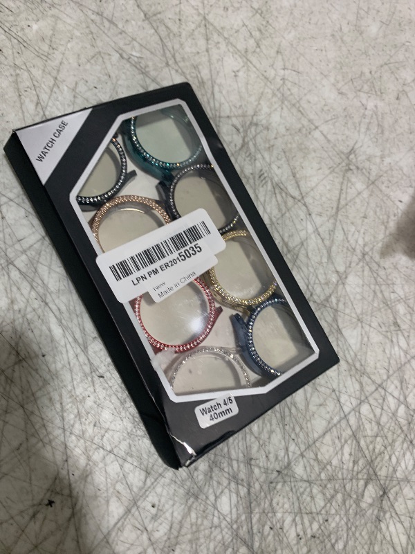 Photo 1 of [12Pack] RICHONE Compatible with Samsung Galaxy Watch 5 & Watch 4 & FE 40mm Screen Protector Rhinestone Cases, Bling Diamonds All-Around Protective Soft Covers Accessories Galaxy Watch FE 4/5 40mm