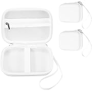 Photo 1 of  Label Maker Case for D30 D35 M02 Label Maker Machine, 2 Pcs EVA Travel Label Printer Case for Sticker Storage Holder Tape Paper Roll, White