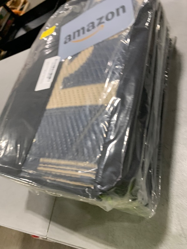 Photo 1 of Pendolr Outdoor Rug Waterproof 8x10 ft Outdoor Carpet Patio Rug Mat Reversible RV Camping Rug Plastic Straw Rug Outside Outdoor Area Rug for Patio Deck Balcony Backyard Picnic Beach