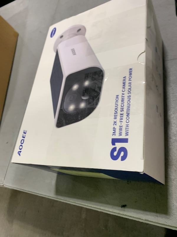 Photo 1 of AOQEE Cameras for Home Security-2K Wireless Security Camera Outdoor with AI Motion Detection & Siren, Non-Stop Solar Powered Charging, Color Night Vision, SD/Cloud Storage, Waterproof, S1 4P