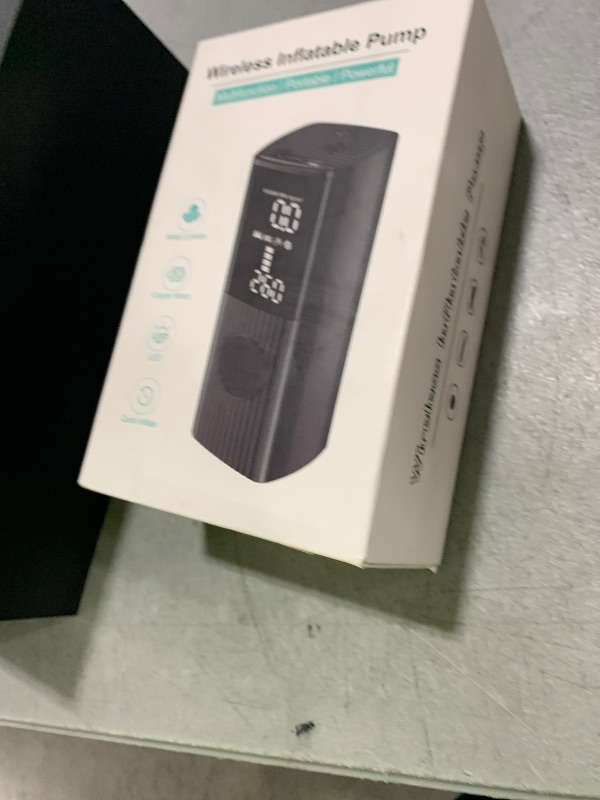 Photo 1 of Tire Inflator Portable Air Compressor, 180PSI Portable Air Compressor with 25000mAh Battery, 3X Faster Inflation Cordless Air Pump for Car, Motorcycle, Bicycle, Ball