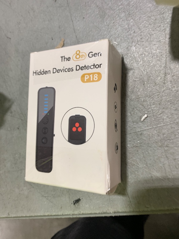 Photo 1 of abyliee Upgraded Hidden Camera Detector - AI-Powered Anti-Spy Device, GPS Tracker & Bug Detector, Portable RF Signal Scanner for Hotels, Travel, Home & Office (Black)