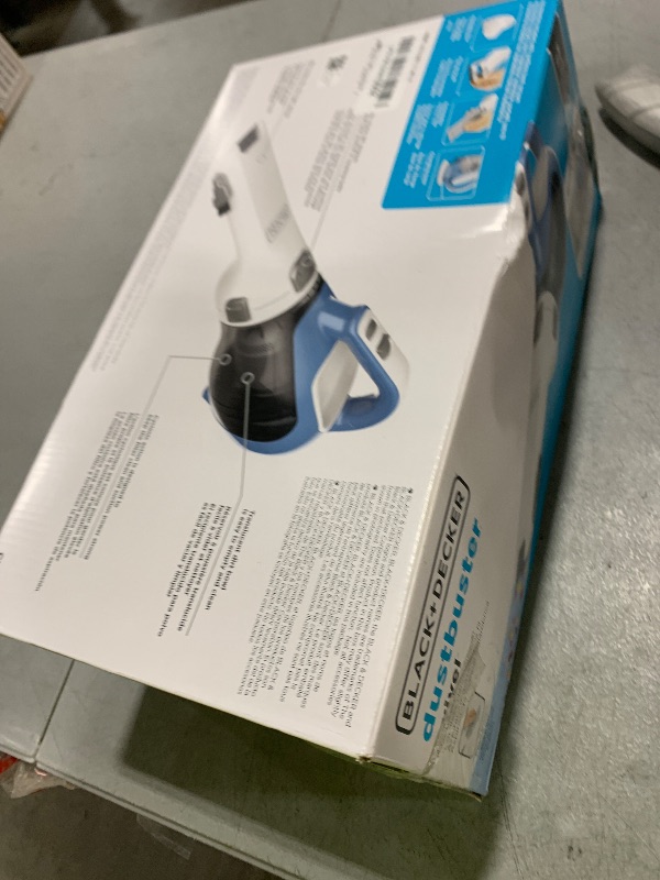 Photo 1 of BLACK+DECKER dustbuster AdvancedClean Cordless Handheld Vacuum, Compact Home and Car Vacuum with Crevice Tool (CHV1410L)