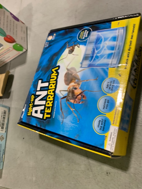 Photo 1 of Dan&Darci Light-up Ant Farm Terrarium Kit for Kids – LED Habitat for Live Ants with Nutrient Rich Gel - Watch Them Dig Their Own Tunnels - Learning Science Toys, Experiment Gift for Boys & Girls