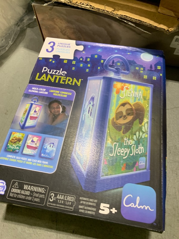 Photo 1 of Calm App, 3-in-1 Glowing Lantern, 24-Piece Puzzles for Kids with 30 Day Calm Subscription for Relaxation Stress Relief, for Kids Ages 5+