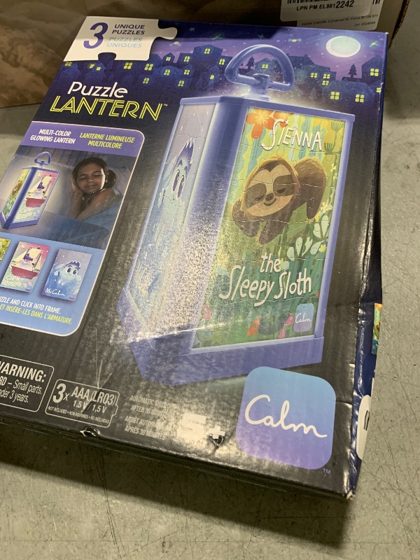 Photo 1 of Calm App, 3-in-1 Glowing Lantern, 24-Piece Puzzles for Kids with 30 Day Calm Subscription for Relaxation Stress Relief, for Kids Ages 5+