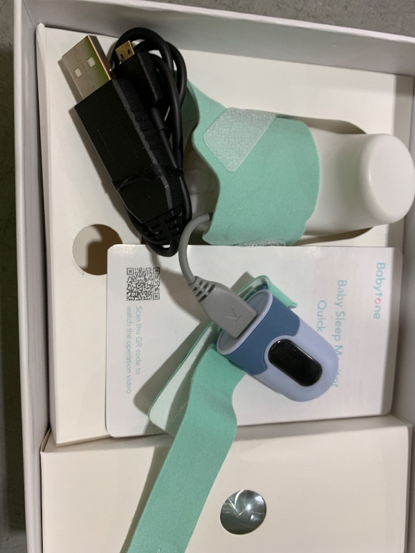 Photo 1 of Babytone Baby Sleep Sock Monitor, Tracking Heart Rate and Movement for Newborn, Wearable Foot Monitor Smart Sock with Bluetooth and APP, for 0-36 Months Infant