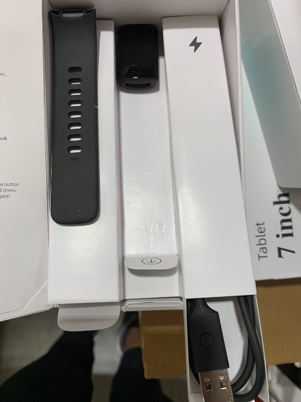 Photo 1 of Fitbit Charge 6 Fitness Tracker with Google apps, Heart Rate on Exercise Equipment, 6-Months Premium Membership Included, GPS, Health Tools and More, Obsidian/Black, One Size (S & L Bands Included)