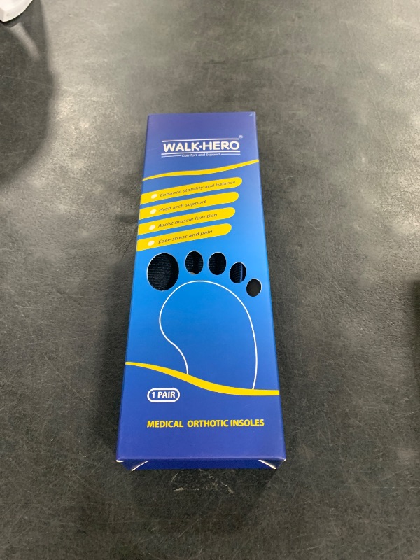 Photo 1 of Inserts Relieve Plantar Fasciitis - Flat Feet Insoles Arch Supports, Orthotic Insoles for Foot Pain Arch Pain Reduce Muscle Fatigue Absorb Shock (Mens 4-4 1/2 | Womens 6-6 1/2)