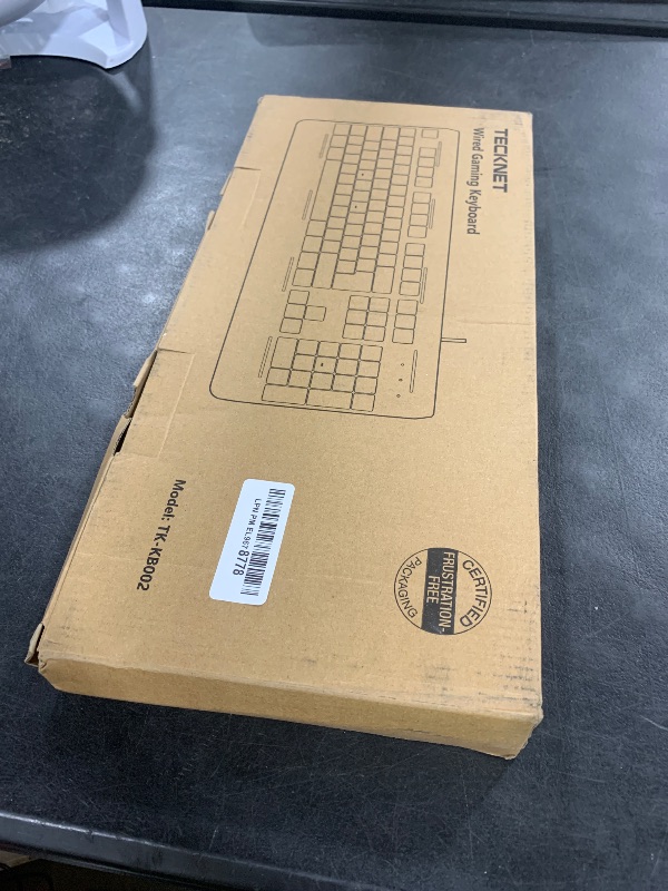 Photo 1 of TECKNET Gaming Keyboard, USB Wired Computer Keyboard, 15-Zone RGB Illumination, IP32 Water Resistance, 25 Anti-ghosting Keys, All-Metal Panel (Whisper Quiet Gaming Switch)