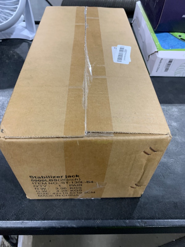 Photo 1 of LUSHIH RV Slide Out Support Trailer Stabilizer Jacks, RV Camper Accessories for Travel Trailers - 15" to 26" - 5000 Lbs Each - Pack of 2